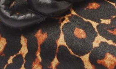 Shop Frame Le Isla Leopard Print Genuine Calf Hair Mule In Animal Multi