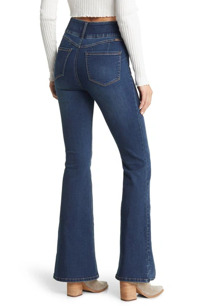 Shop 1822 Denim Fit & Lift High Waist Flare Jeans In Oretha