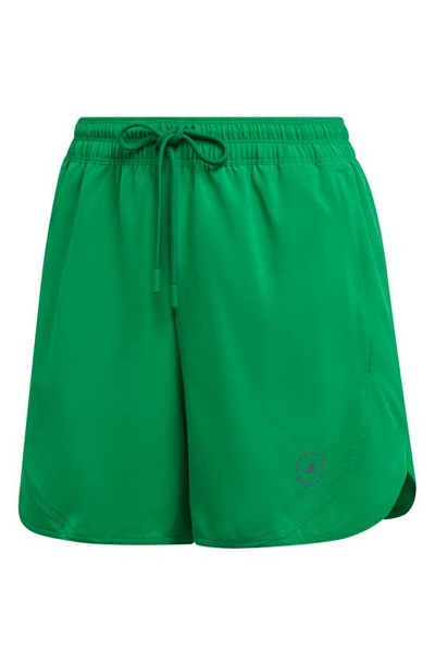 Adidas By Stella Mccartney Truepurpose Stretch Recycled Polyester Training Shorts In Green