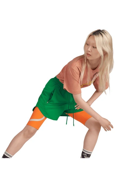 Adidas By Stella Mccartney Truepurpose Stretch Recycled Polyester Training Shorts In Green