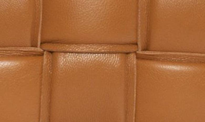 Bottega Veneta Mini Padded Cassette Intrecciato Leather Crossbody Bag In Camel 20-gold