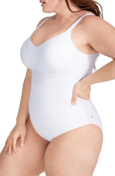 Honeylove Cami Bodysuit In White