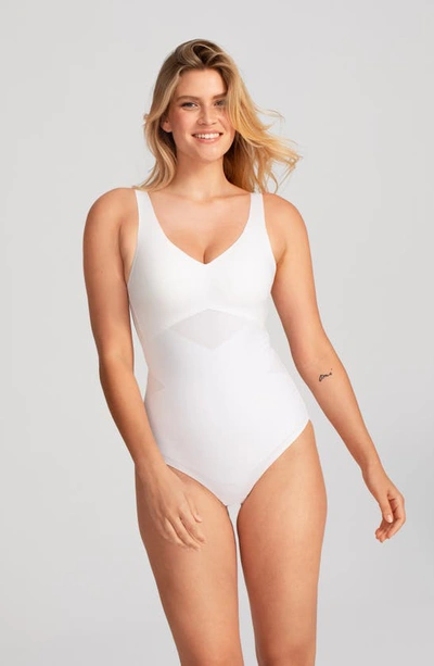 Honeylove Cami Bodysuit In White