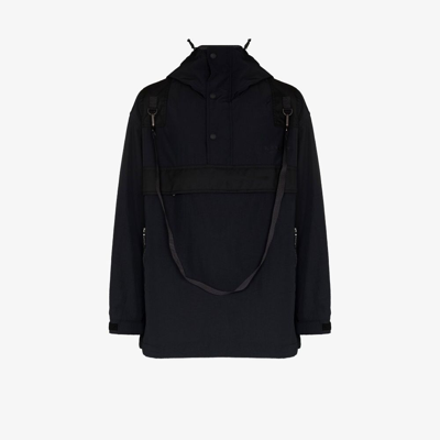 Shop Burberry Hooded Rain Jacket - Men's - Polyamide/cotton/polyester In Black