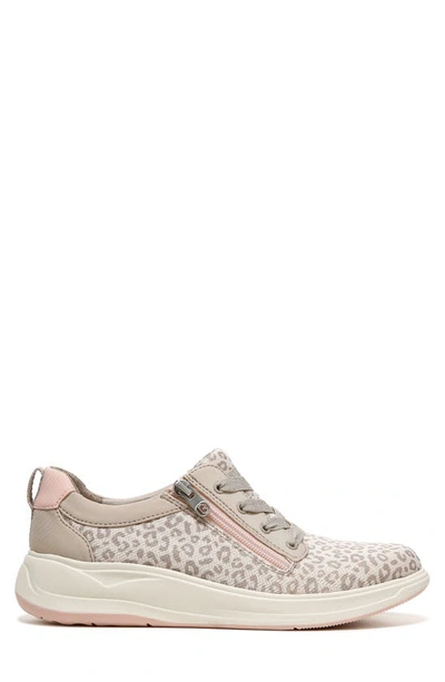 Shop Bzees Tag Along Sneaker In Simply Taupe Leopard Print