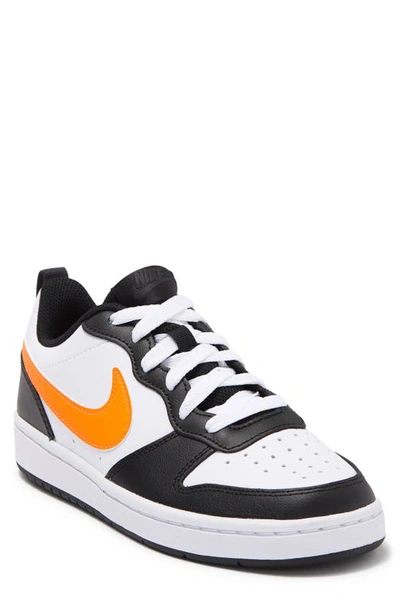 Shop Nike Court Borough Low 2 Sneaker In White/ Orange