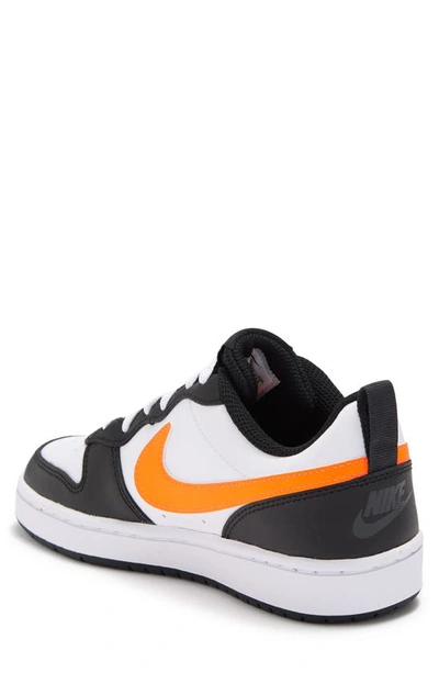 Shop Nike Court Borough Low 2 Sneaker In White/ Orange