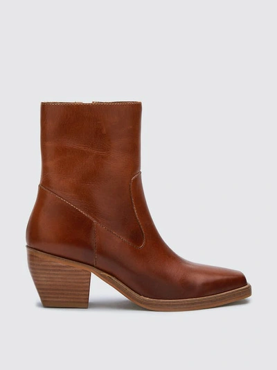Shop Matisse Ezra Leather Boot In Brown