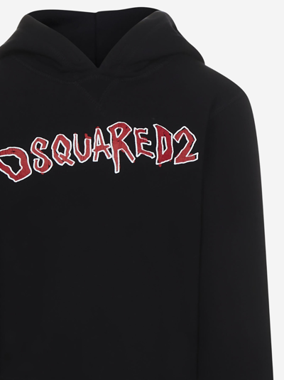 Shop Dsquared2 Junior Sweatshirt In Black