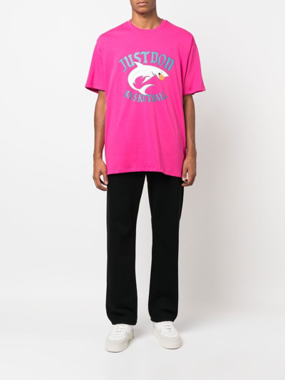 Shop Just Don T-shirt In Pink