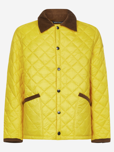 Shop Husky Jacket In Yellow