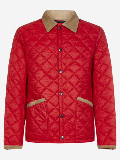 Shop Husky Jacket In Red