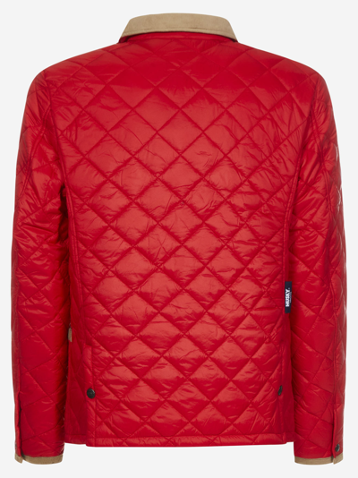 Shop Husky Jacket In Red