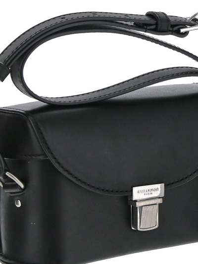 Shop Saint Laurent Sac Boite Bag In Black