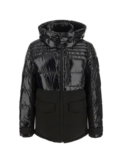 Shop Moose Knuckles Black Down Jacket