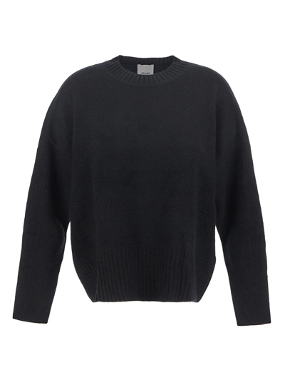 Shop Allude Black Knitted Sweater