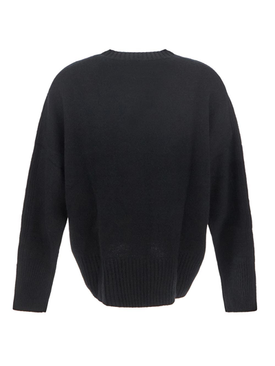 Shop Allude Black Knitted Sweater