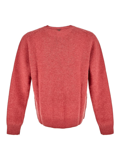 Shop Aion Crewneck Knit Sweater In Pink