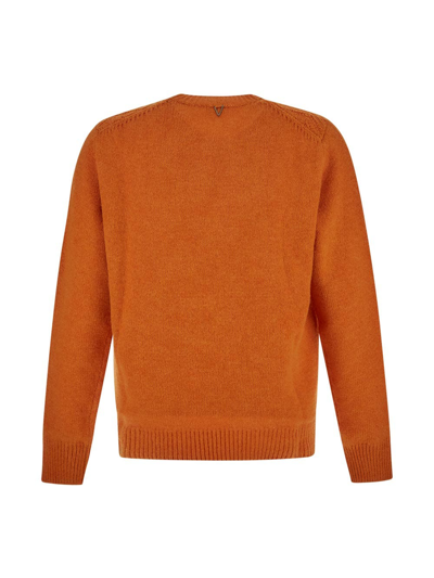 Shop Aion Orange Knitted Sweater