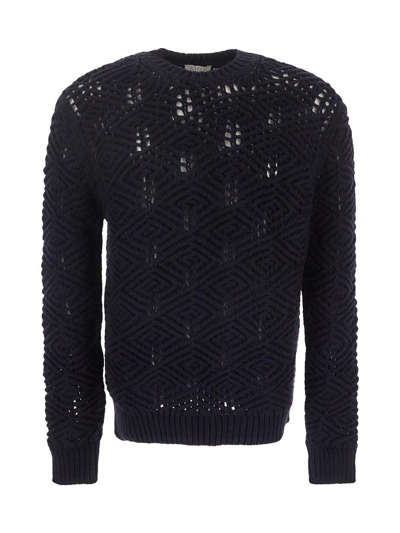 Aion Black Knitted Sweater | ModeSens