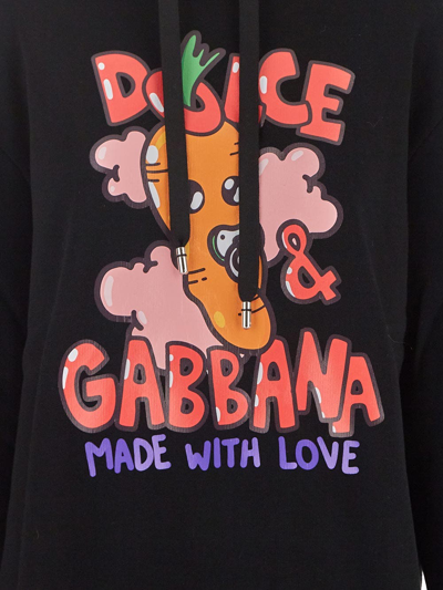 Shop Dolce & Gabbana Gianpiero Hoodie In Black