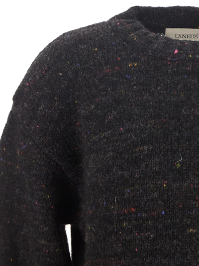 Shop Laneus Knit Sweater In Black