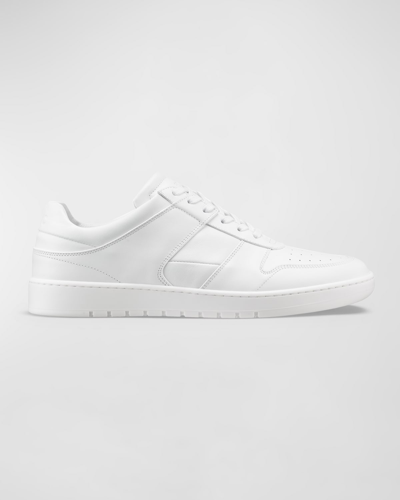 Shop Koio Men's Aventino Leather Low-top Sneakers In Triple White