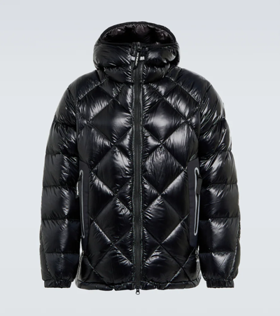 Shop And Wander Quilted Hooded Down Jacket In Black