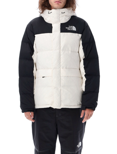 Shop The North Face Himalayan Down Parka In White Black