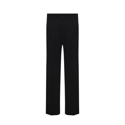 Shop Versace Cotton Pants In Black