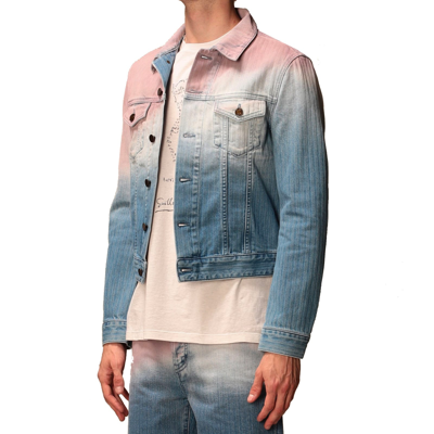Shop Saint Laurent Denim Jacket In Blue
