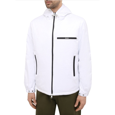 Shop Moncler Loupiac Jacket In White