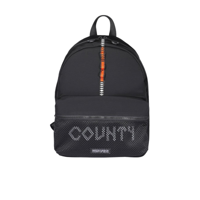 Shop Marcelo Burlon County Of Milan County Of Milan Logo Backpack In Black