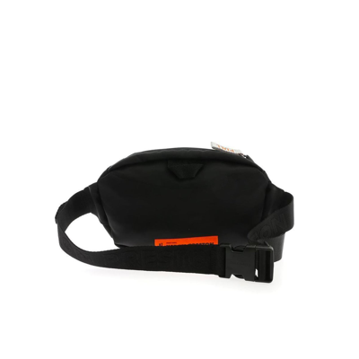 Shop Heron Preston Cyrillic Script Logo Belt Bag In Black