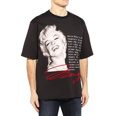 Shop Dolce & Gabbana Marilyn Monroe T-shirt In Black