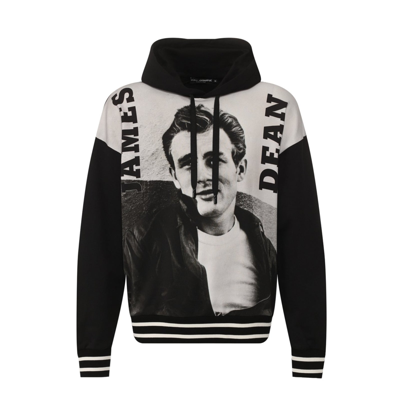 Shop Dolce & Gabbana James Dean Sweatshirt In Black