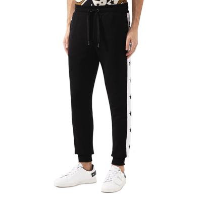 Shop Dolce & Gabbana Cotton Jogging Pants In Black