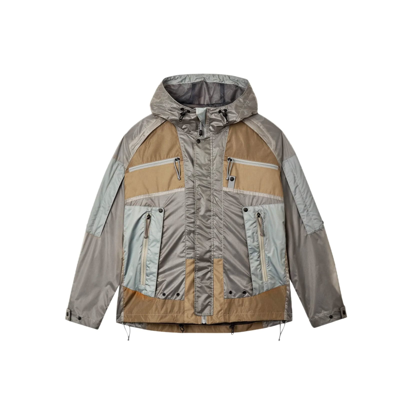 Shop Comme Des Garçons Windbreaker Jacket In Gray