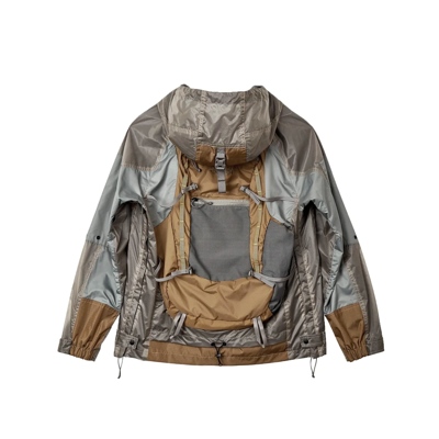 Shop Comme Des Garçons Windbreaker Jacket In Gray