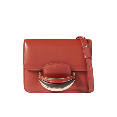 Shop Chloé Kattie Shoulder Bag In Brown