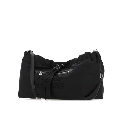 Shop Alexander Mcqueen Bundle Shoulder Bag In Black