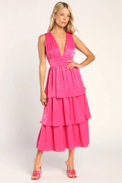 Lulus hot cheap pink dress