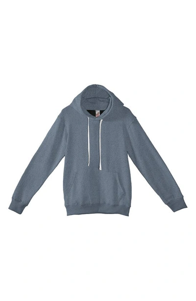 Shop Fleece Factory Power Knit Hoodie In Grey