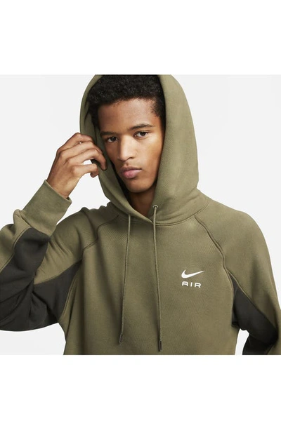 Nike Men's Air French Terry Pullover Hoodie In Green | ModeSens