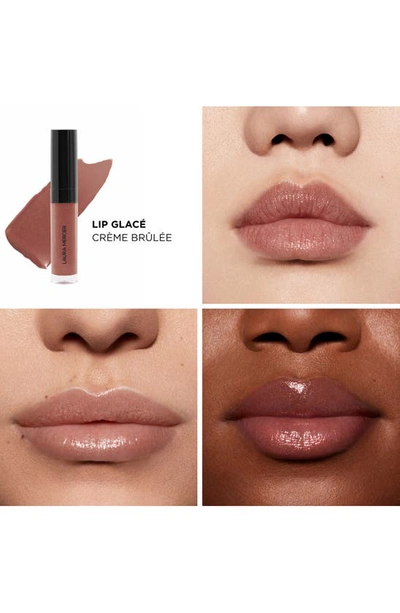 Shop Laura Mercier Lip Glacé Hydrating Lip Balm Gloss In 35 Creme Brulee