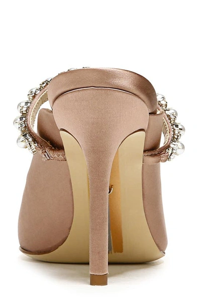 Sam Edelman Hyland Pointed Toe Mule In Praline Suede