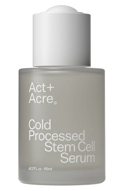 Shop Act+acre Cold Processed Stem Cell Serum For Hair