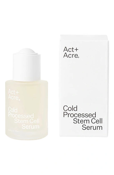 Shop Act+acre Cold Processed Stem Cell Serum For Hair