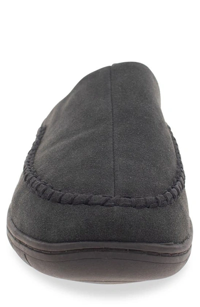Staheekum Cypress Suede Slipper In Charcoal