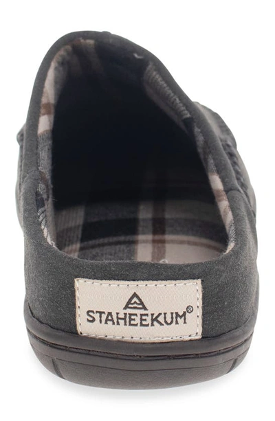 Staheekum Cypress Suede Slipper In Charcoal